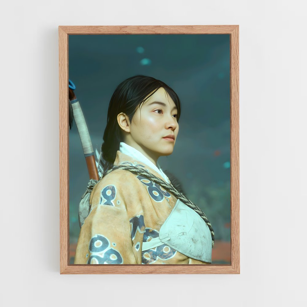 Poster Yuna tsushima – affiche Ghost of tsushima (vue 4)